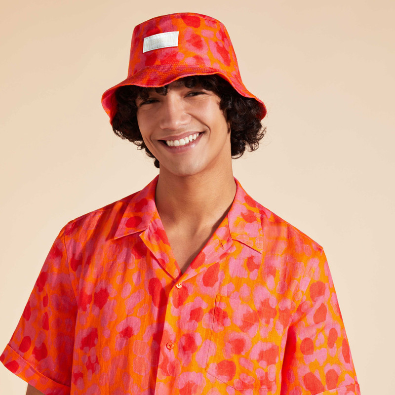 Linen Bucket Hat New Leopard 4