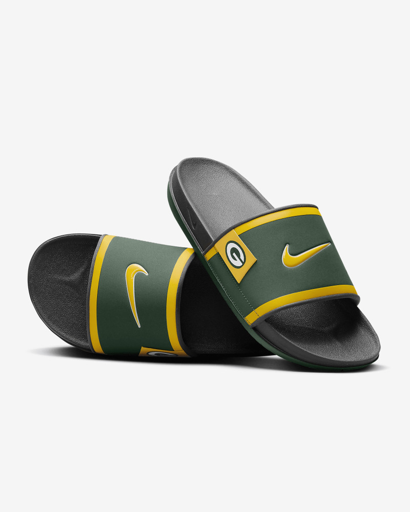 Nike Men's Offcourt (Green Bay Packers) Offcourt Slides - 1