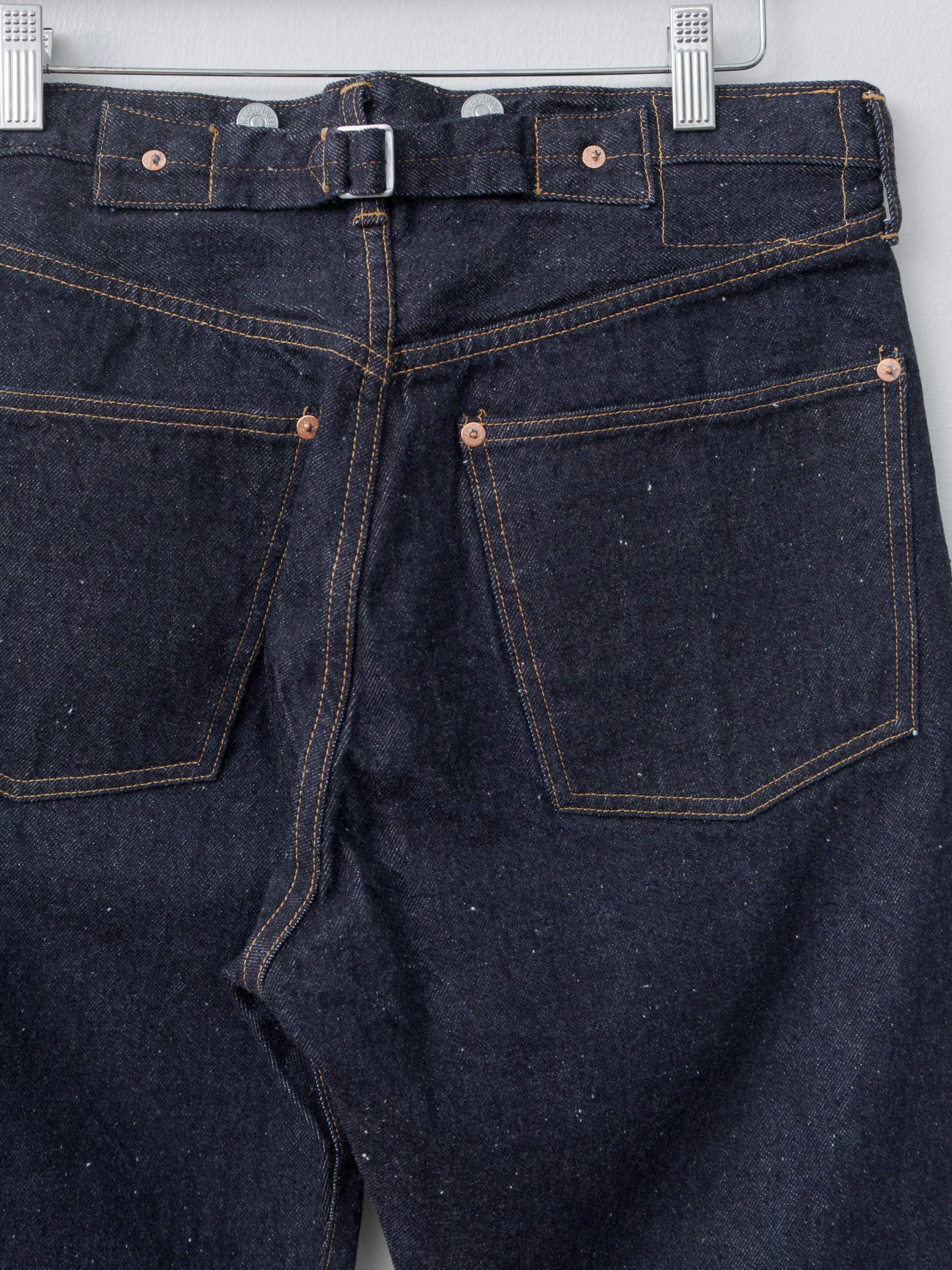 1930 Straight Denim Pants - Indigo One Wash - 8