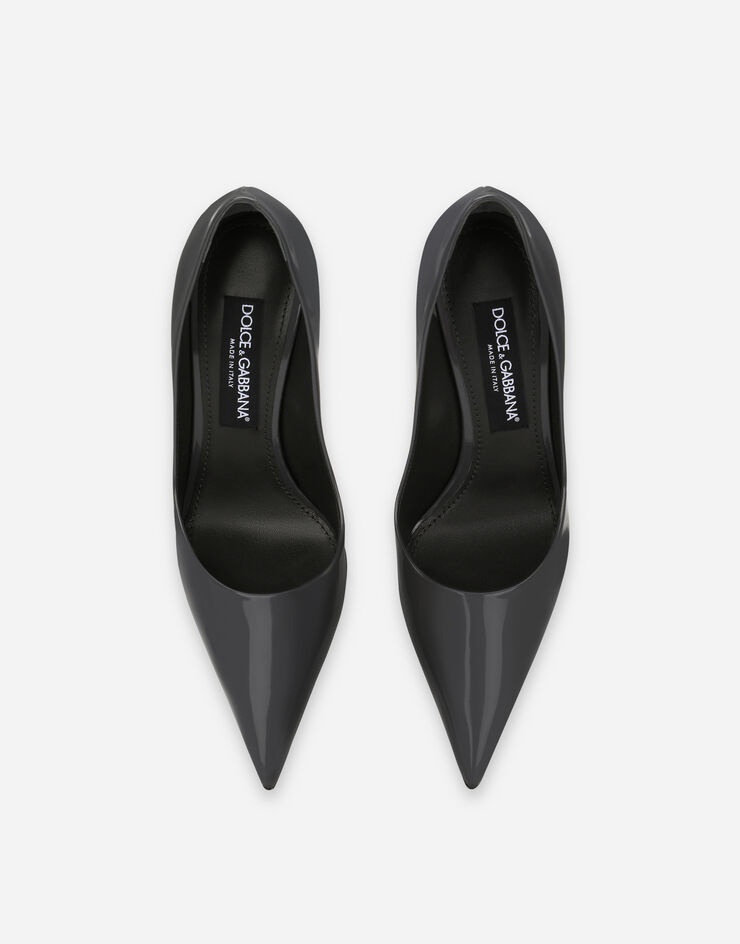 Polished calfskin pumps - 4