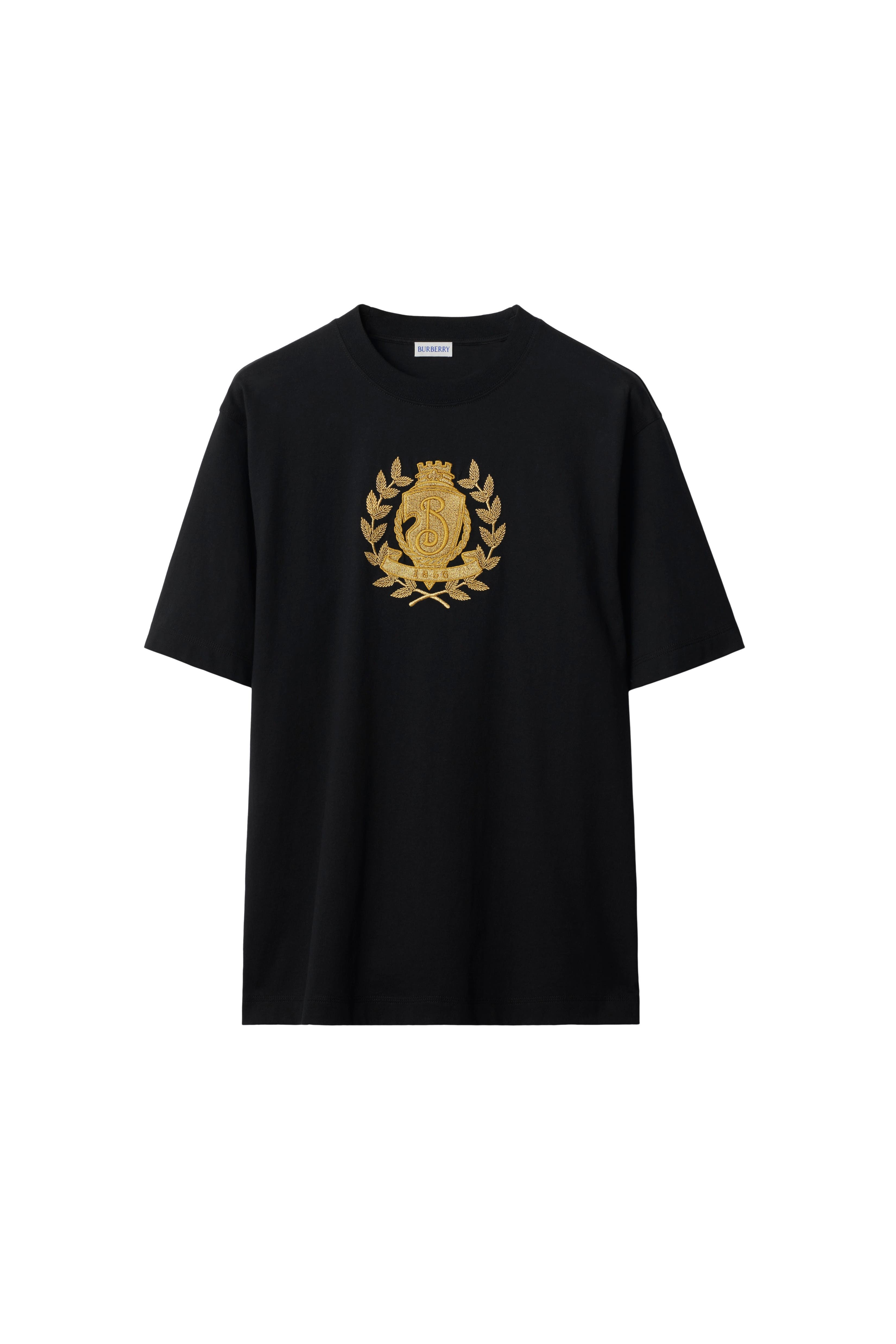 burberry B Crest Cotton T-shirt in Black at Nordstrom - 2