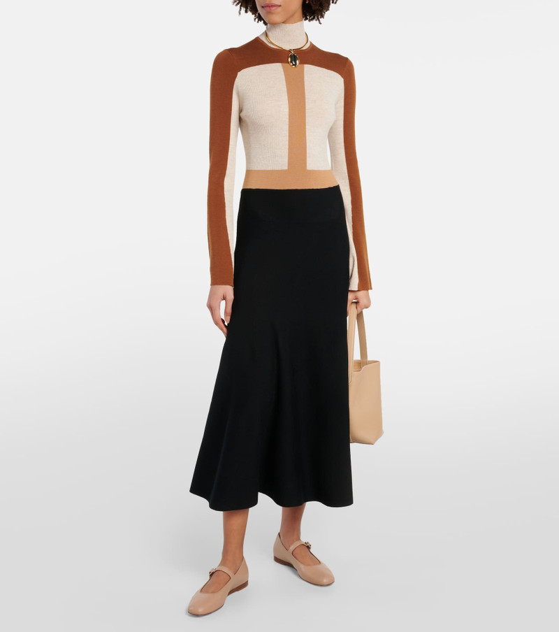 LE MONDE BÉRYL Leather ballet flats outlook