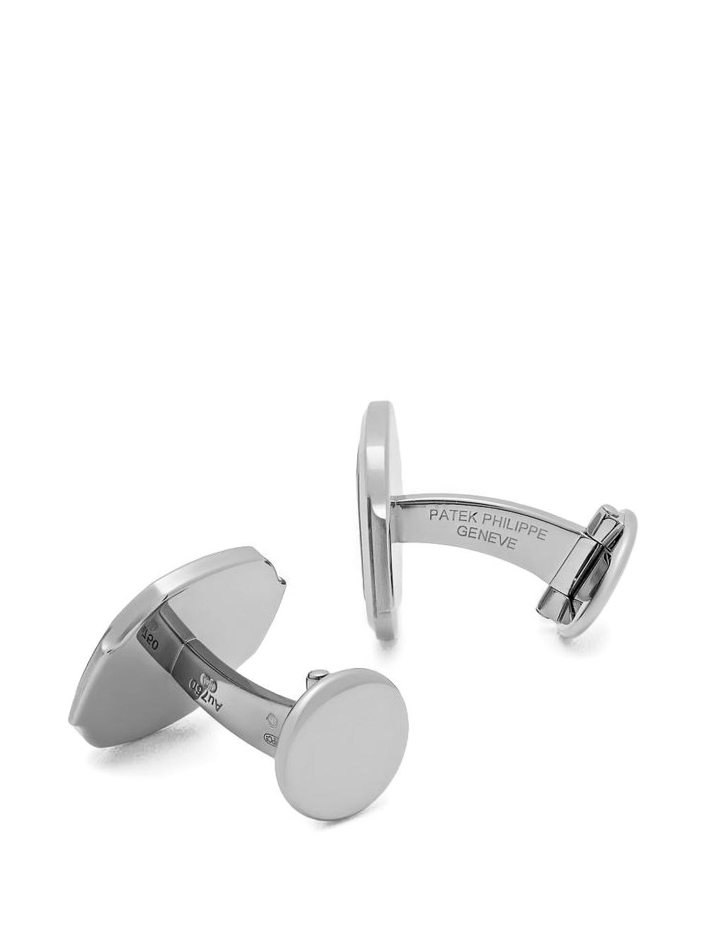 18K white gold Nautilus square cufflinks - 3