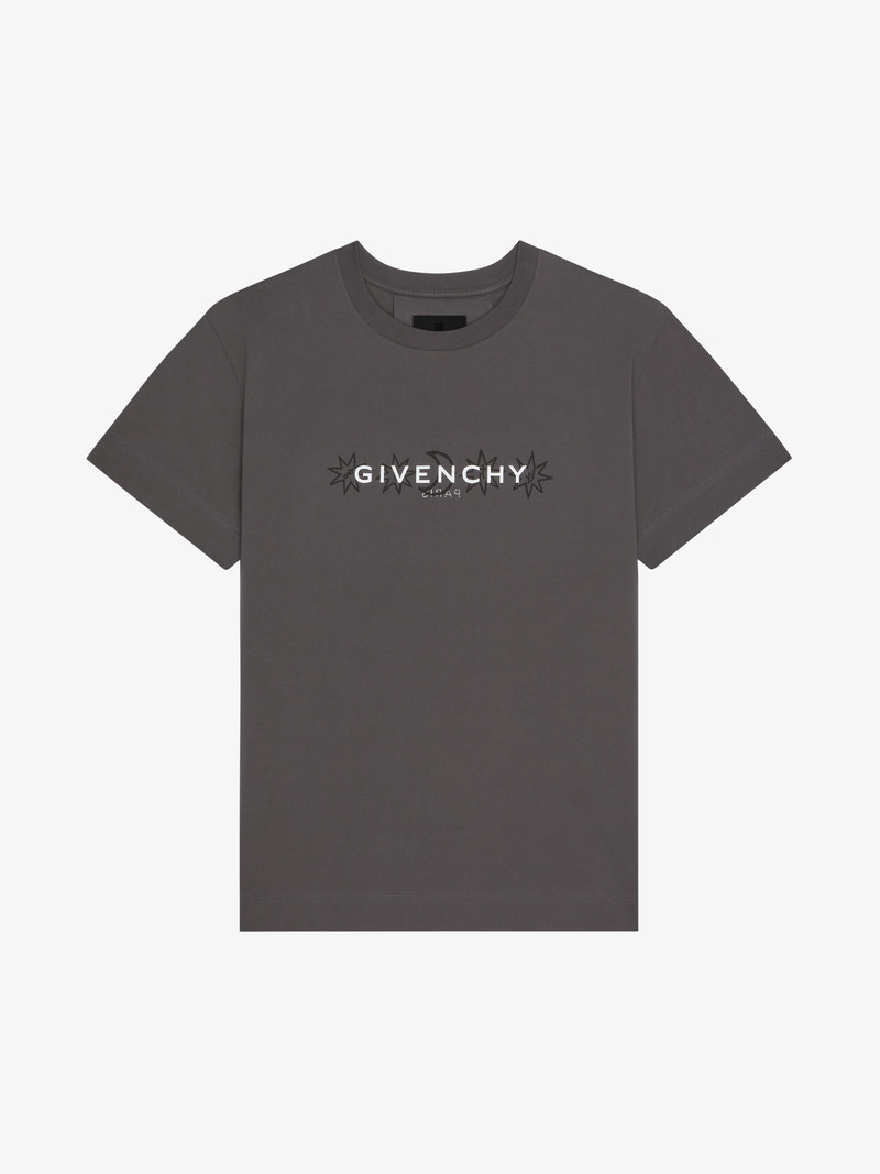 GIVENCHY REVERSE T-SHIRT IN COTTON WITH TAROT PRINT - 1
