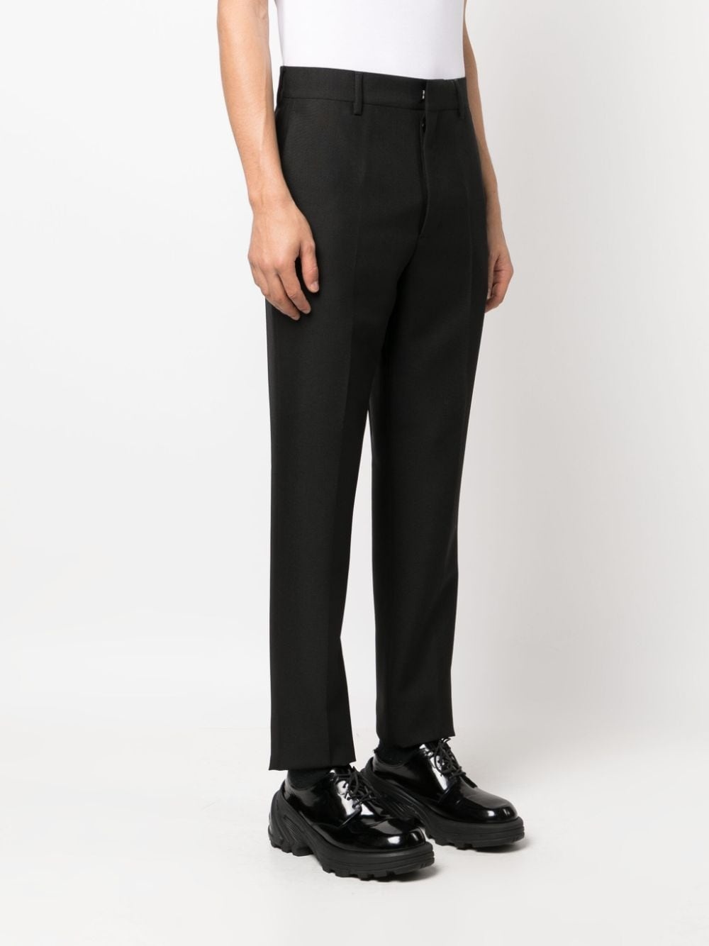 mid-rise tailored trousers - 3