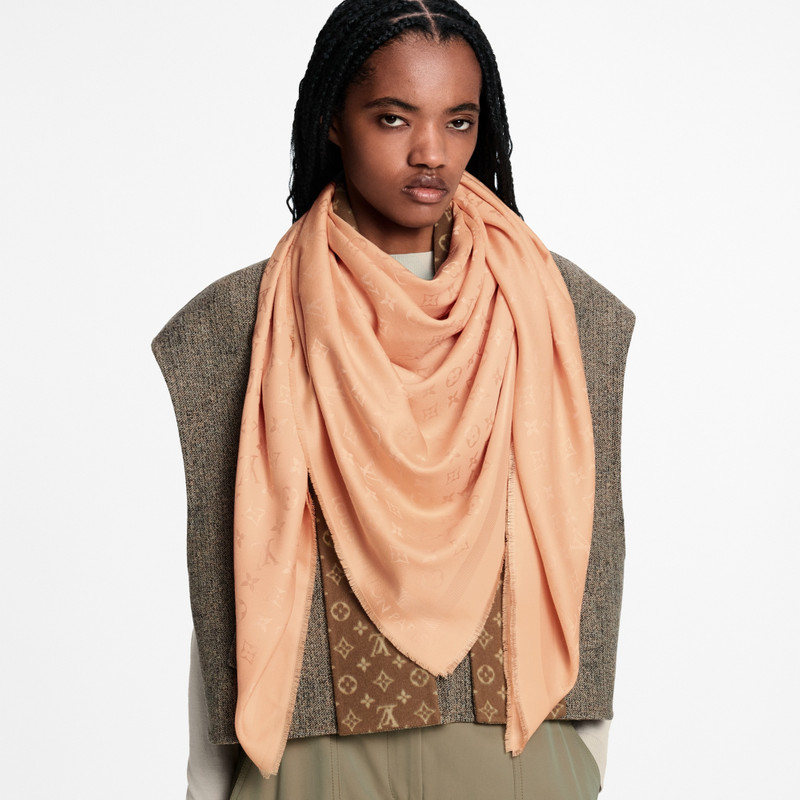Monogram Classic Shawl 4