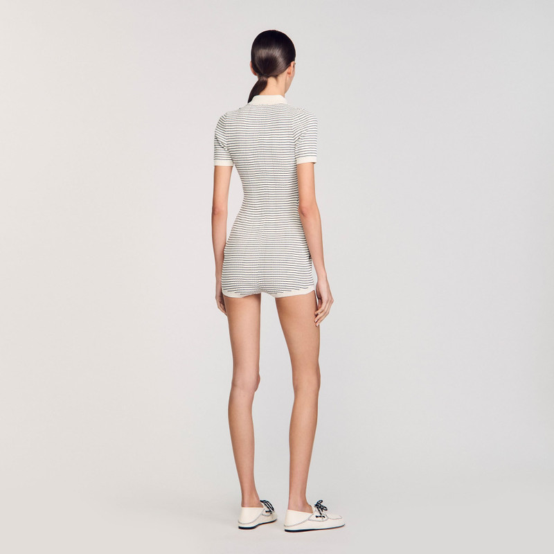 STRIPED KNIT JUMPSUIT 5