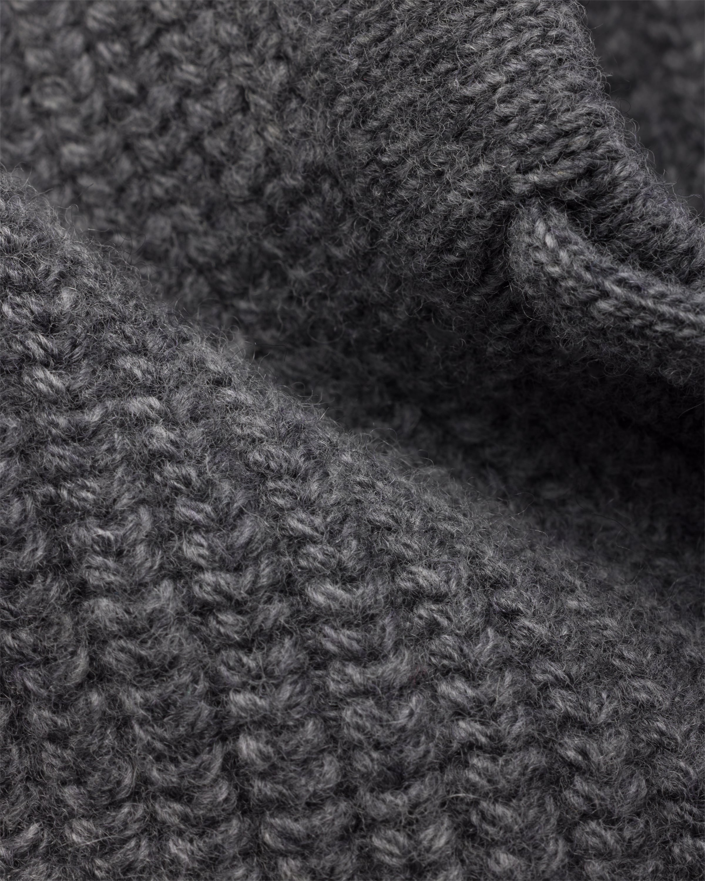 Wool and cashmere knit hood - 2