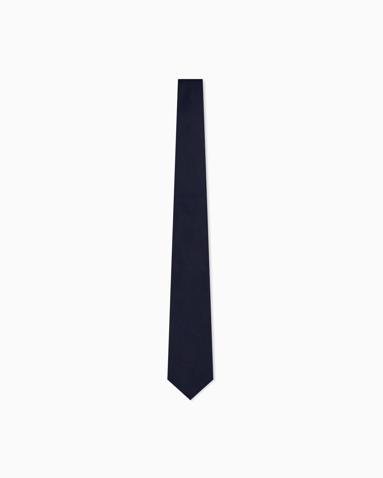 CLASSIC JACQUARD SILK TIE WITH EMBROIDERED LOGO - 1