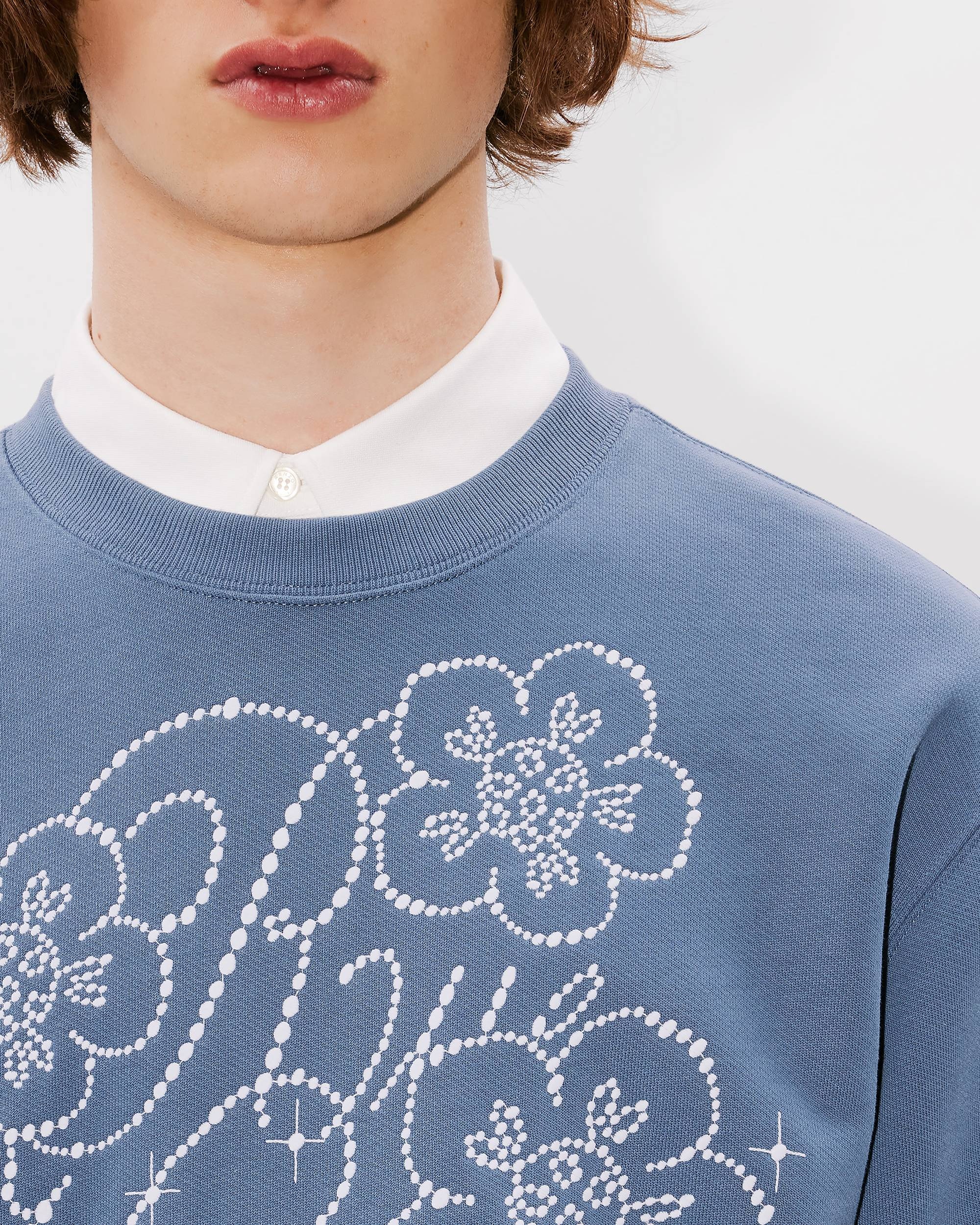 'KENZO Constellation' embroidered classic sweatshirt - 6