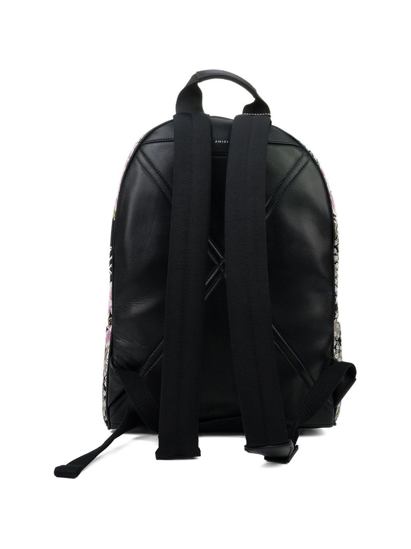 AMIRI Hibiscus jacquard backpack outlook
