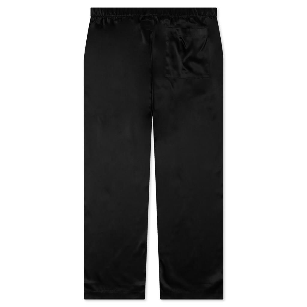 CHATEAU JOSUÉ PRESIDENTIAL SUITE SILK PAJAMA PANT - BLACK - 2