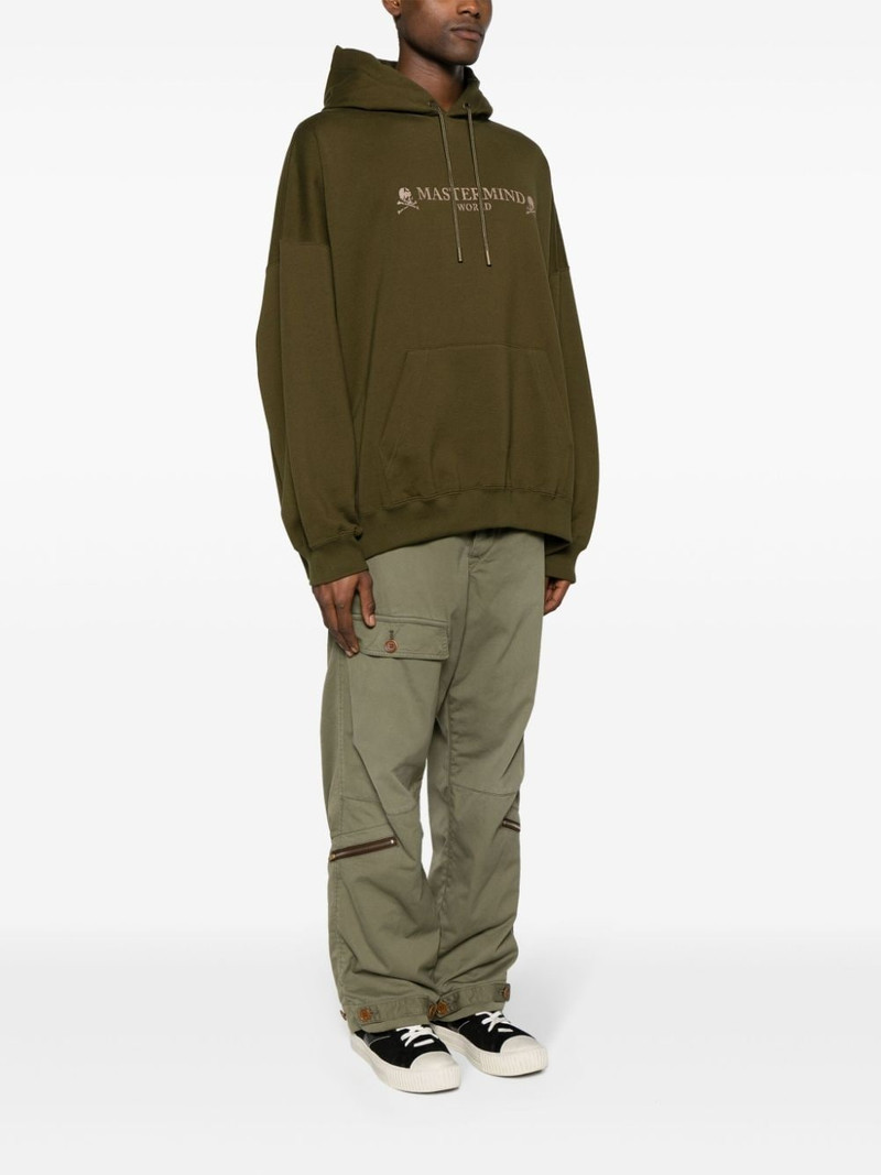 logo-print cotton hoodie 3