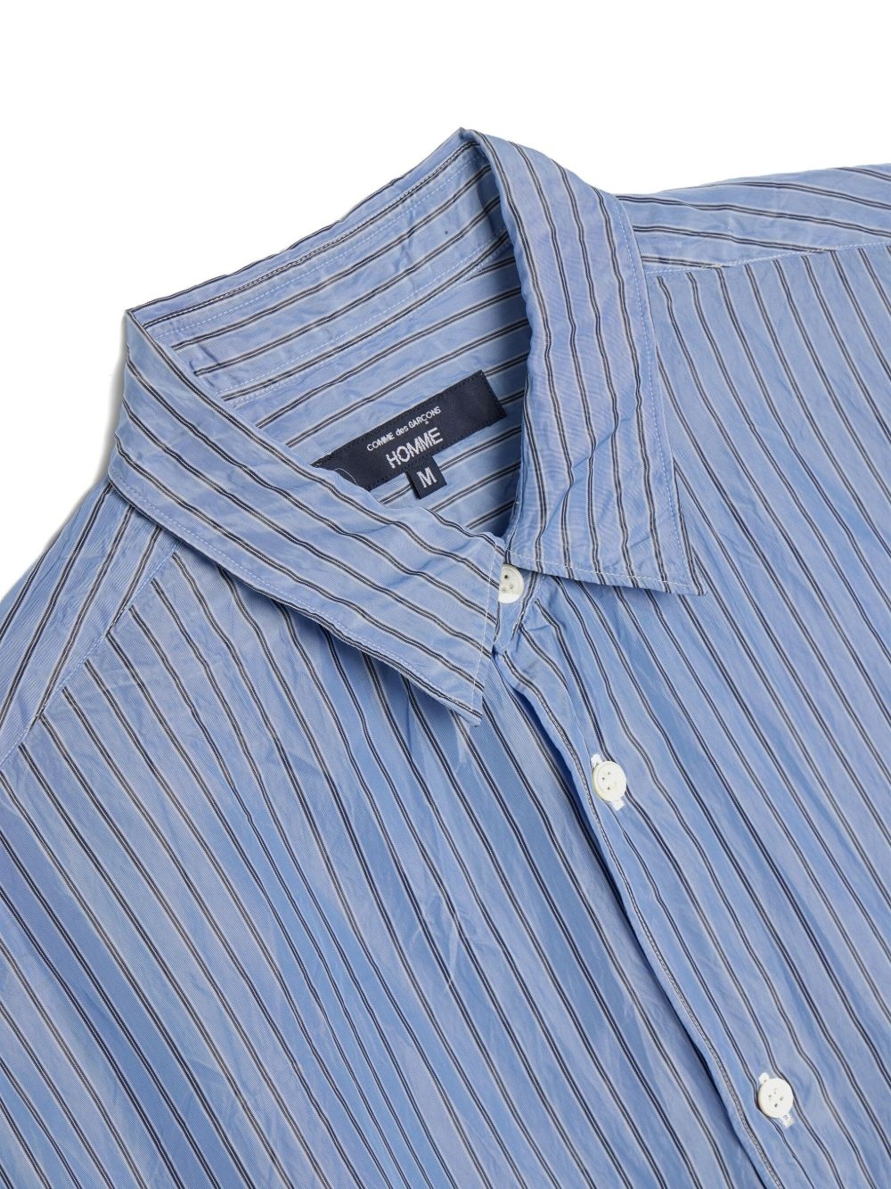 striped button-up shirt - 4