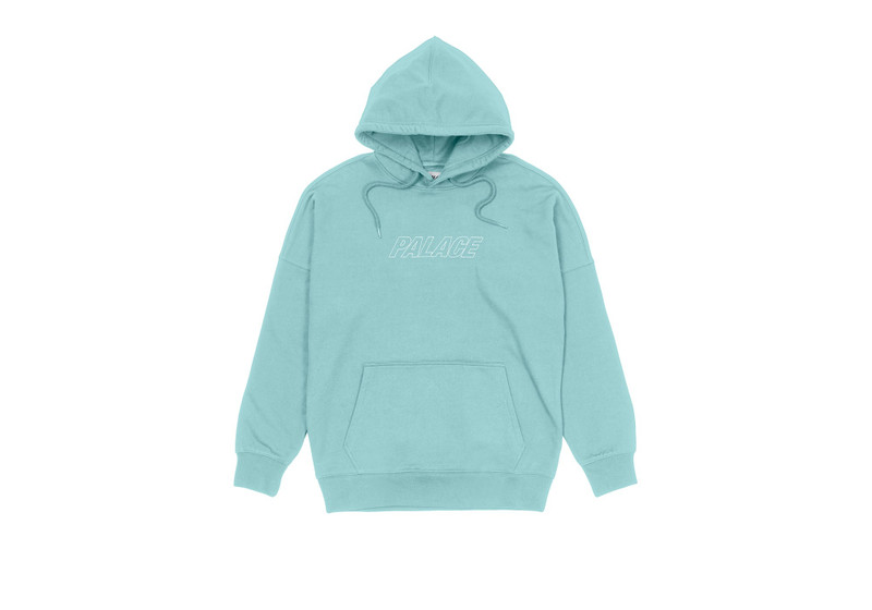 PALACE JUMBO TRI-FERG DROP SHOULDER HOOD GREEN outlook