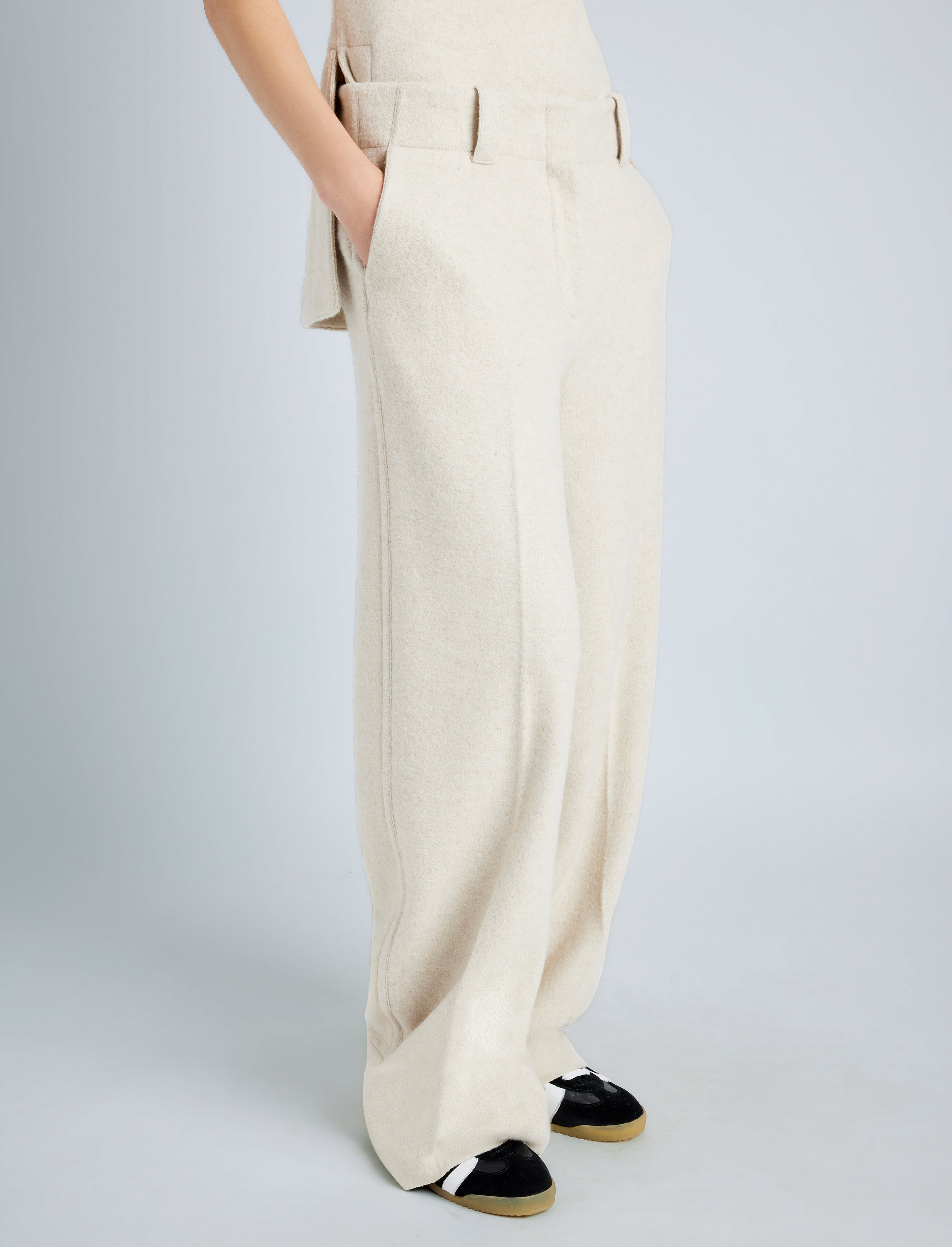 Violet Pant in Wool Jersey - 5