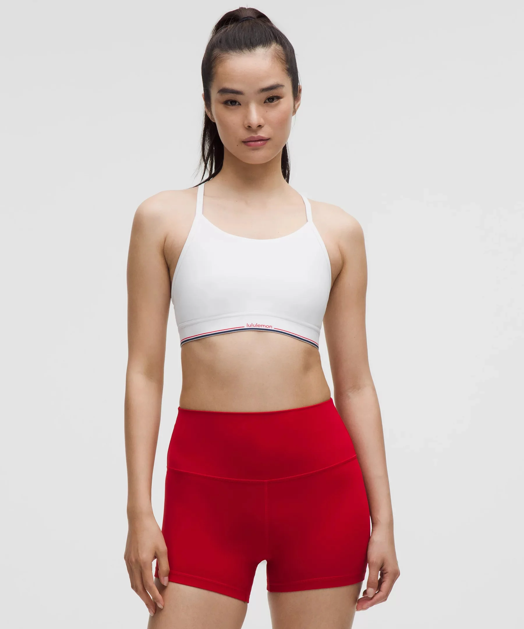 Flow Y Mid-Support Bra Logo *B/C Cup - 1