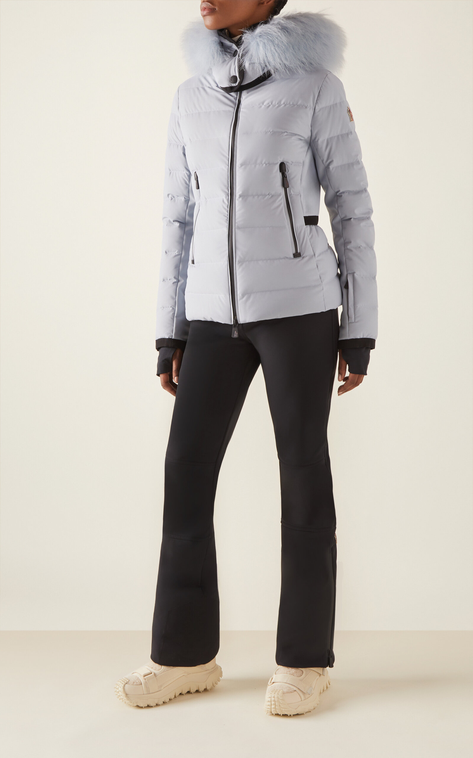 Lamoura Faux Fur-Trimmed Down Jacket blue - 3