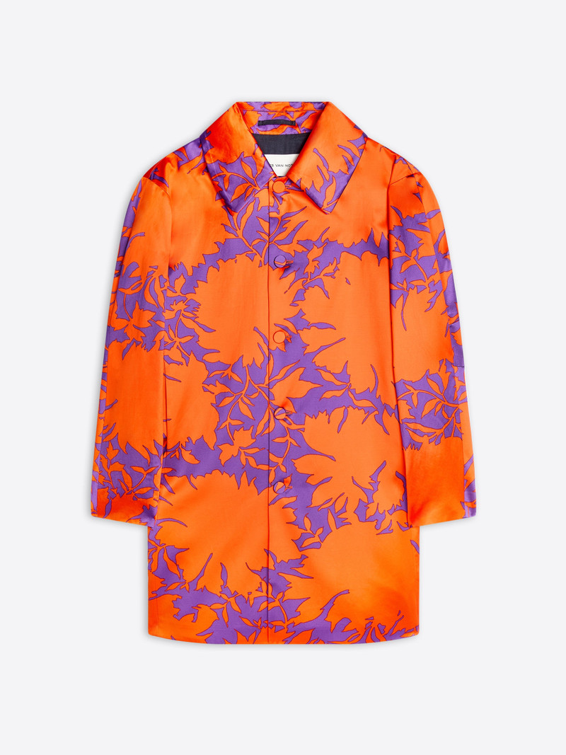 PRINTED SATIN COAT 1