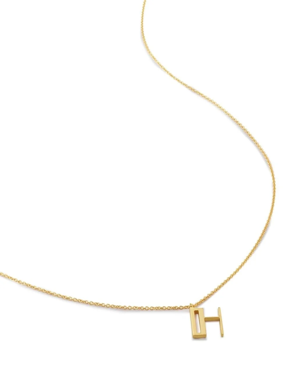alphabet H-pendant necklace - 1