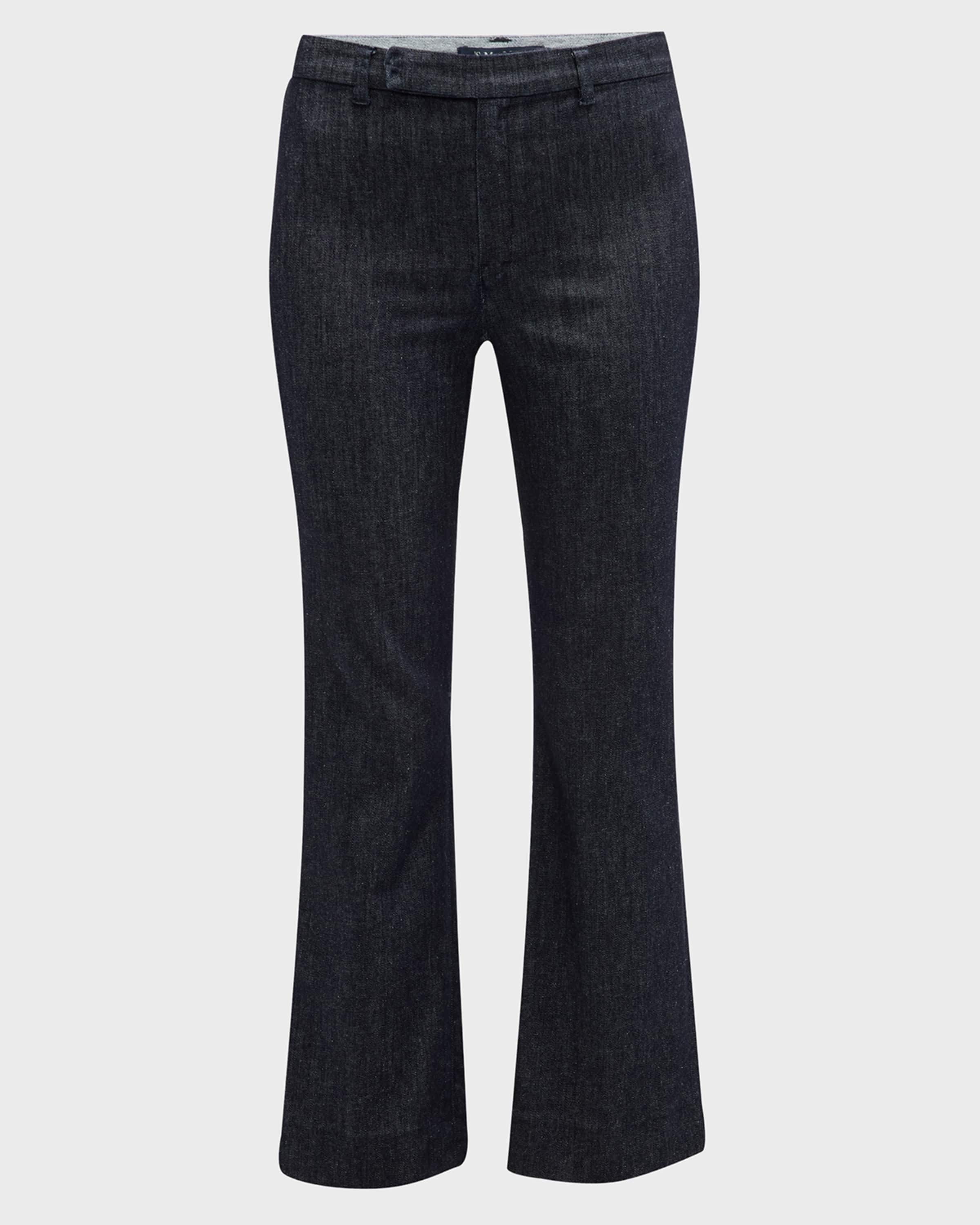 Alan Kick-Flare Denim Pants - 1