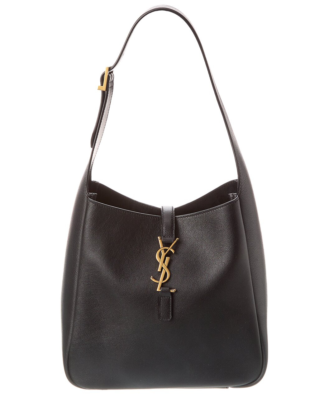 Saint Laurent Le 5 A 7 Small Leather Hobo Bag - 1