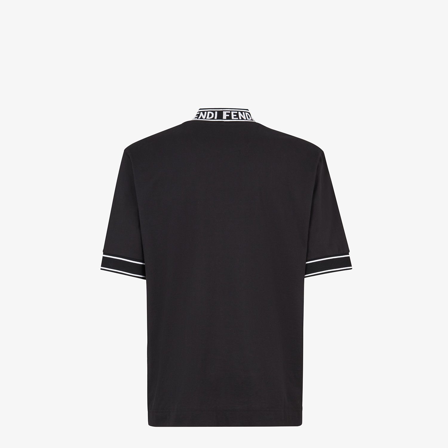 Black cotton T-shirt - 2