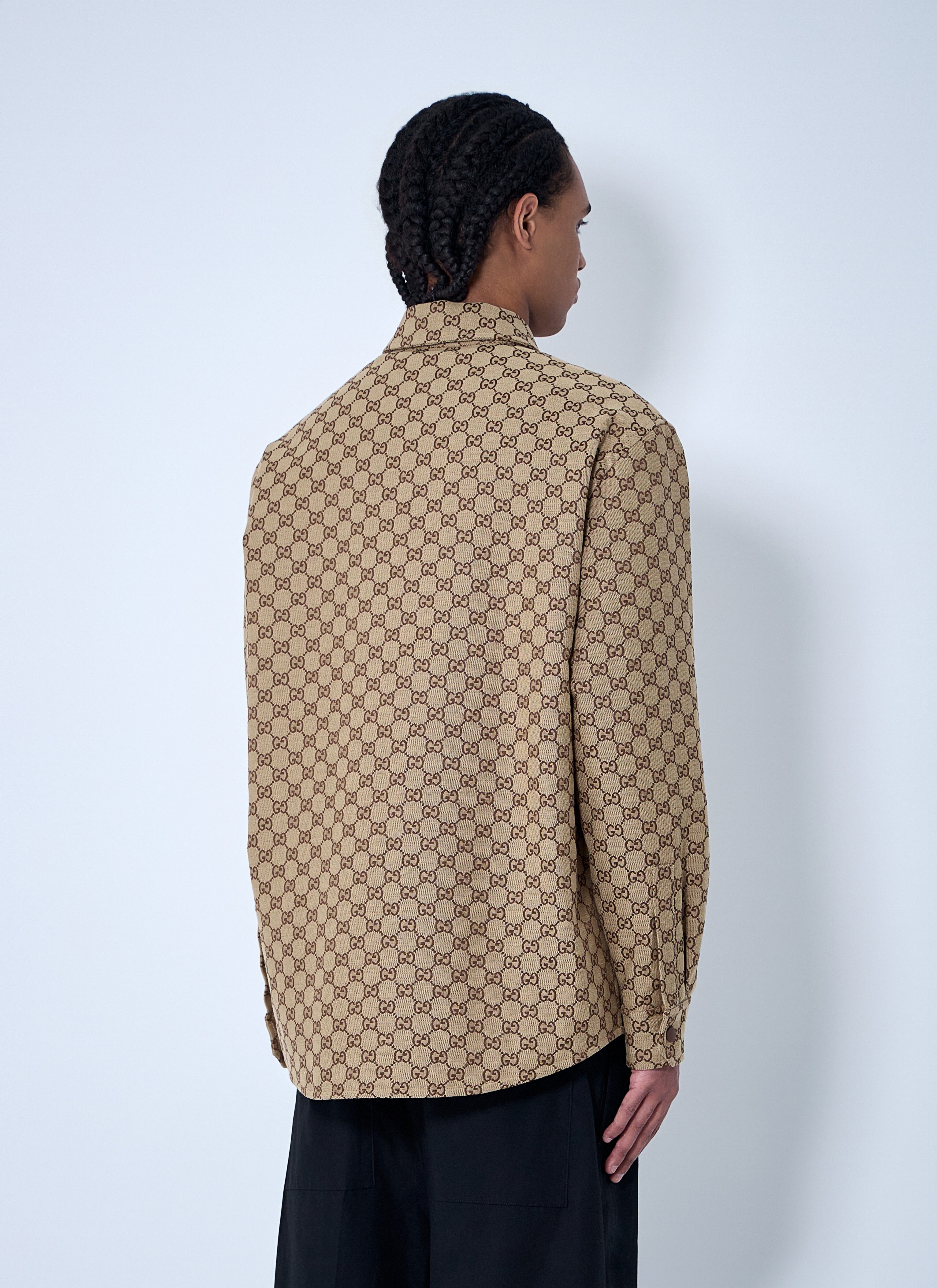 GG Canvas Overshirt - 4