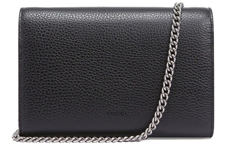 (WMNS) Gucci Dionysus Tiger Head Leather Chain Shoulder Messenger Bag Mini Black 401231-CAOGN-8176 - 2