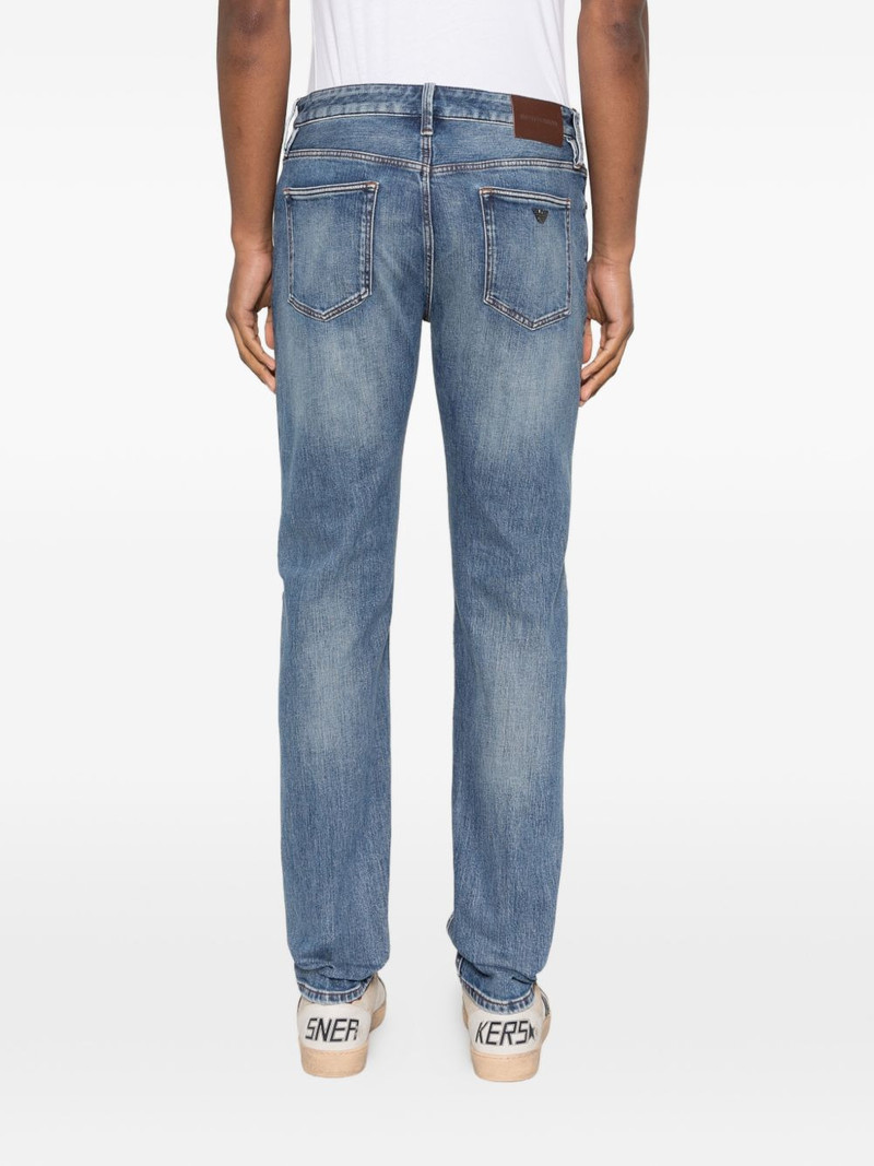 logo-plaque jeans 4