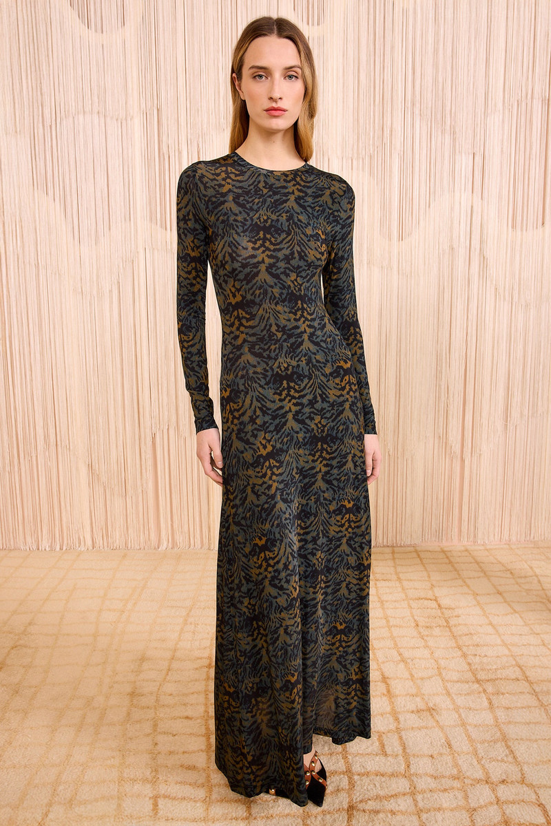 Amari Jersey Long Sleeve Dress 3