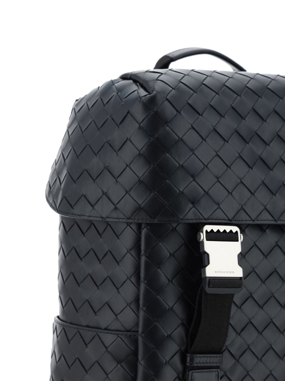 Intrecciato bucked leather backpack - 3