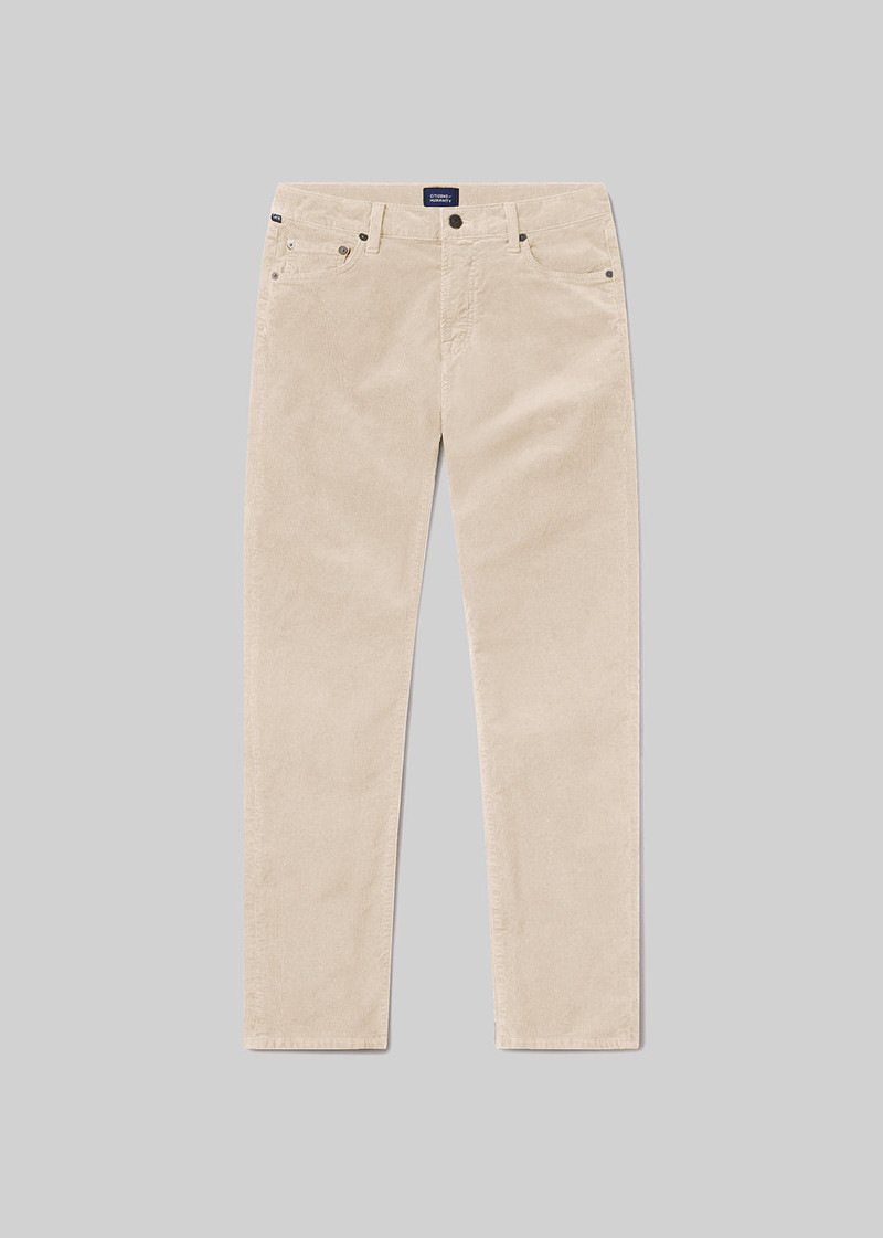 Gage Slim Straight Stretch Corduroy In Wheat 1