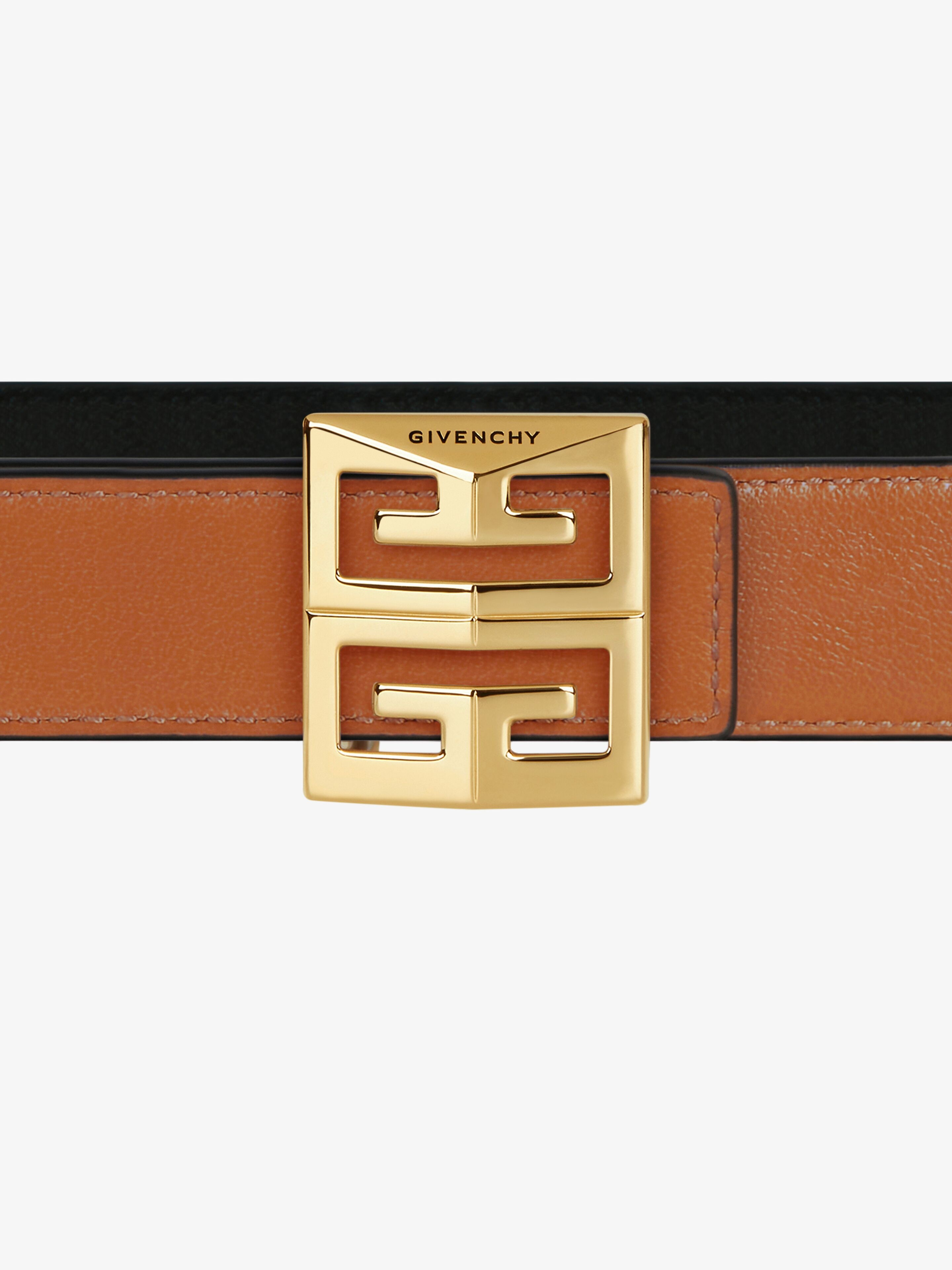 REVERSIBLE BELT IN BOX LEATHER - 2