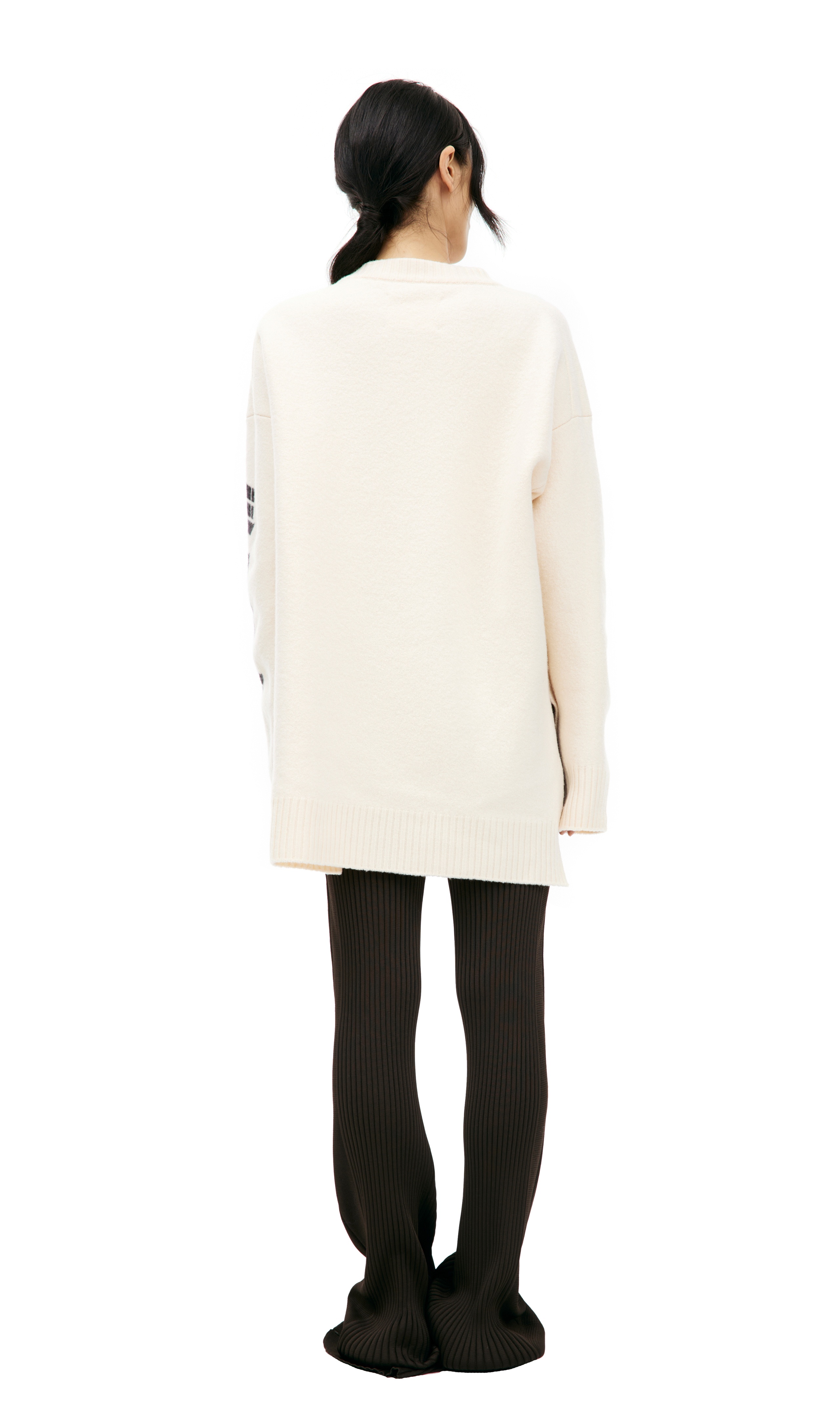 PRINTED WOOL SWEATER - 3