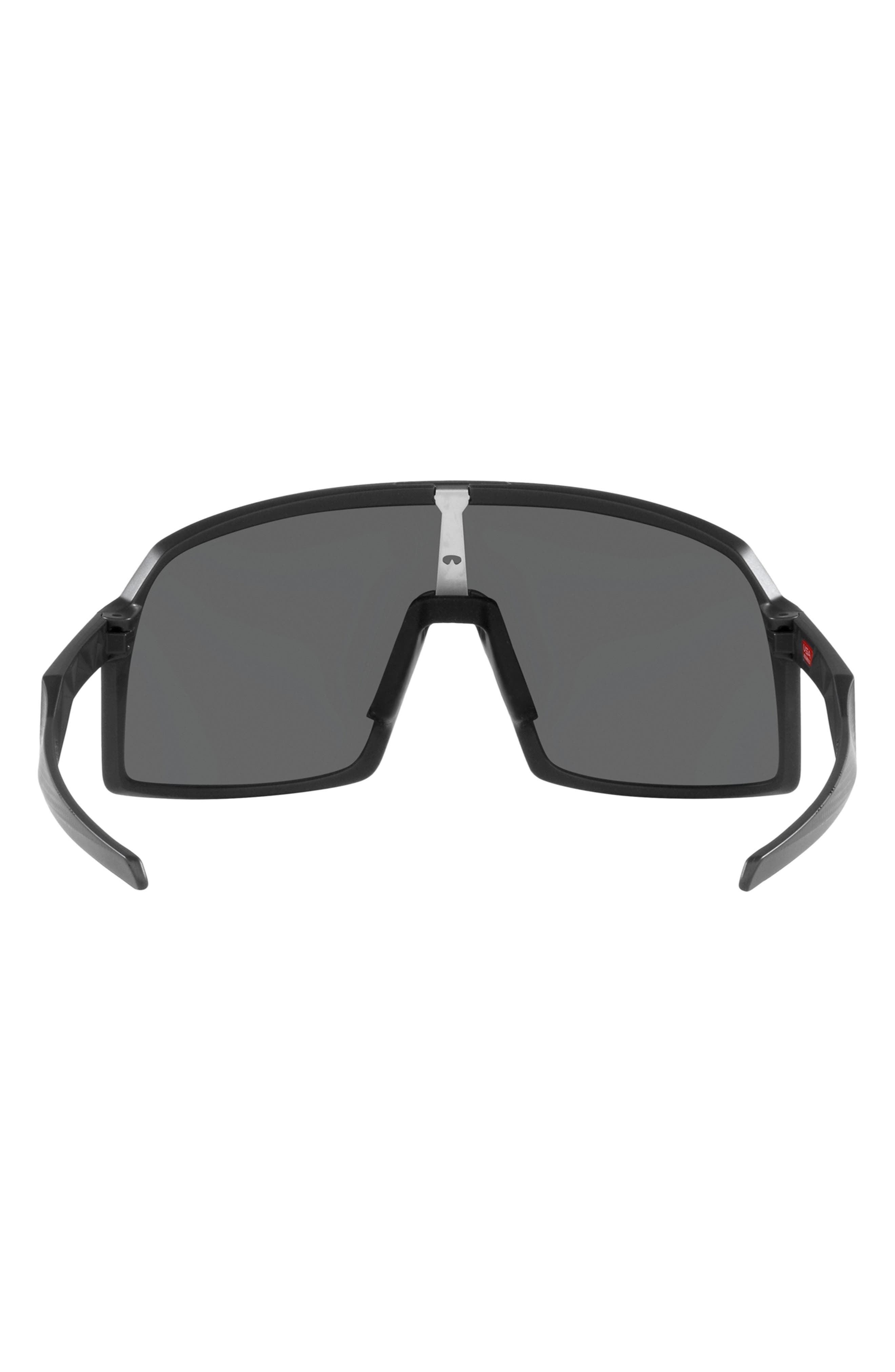 Oakley Sutro 128mm Shield Sunglasses in Shiny Black at Nordstrom - 5