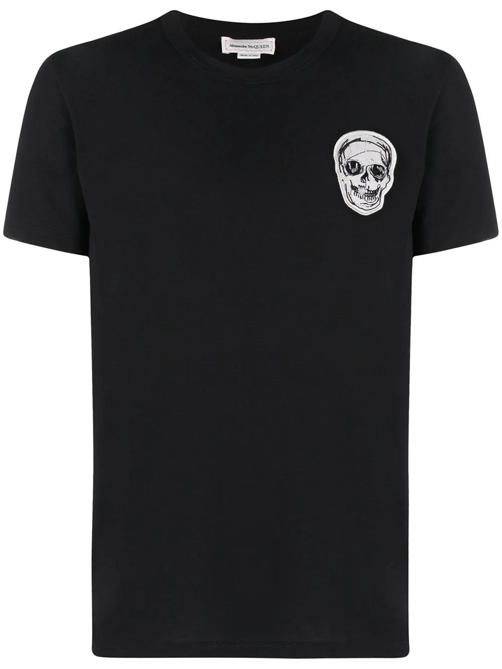 skull motif T-shirt - 1