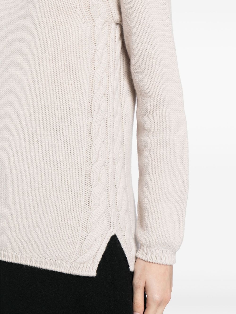 cashmere long sleeves jumper - 5