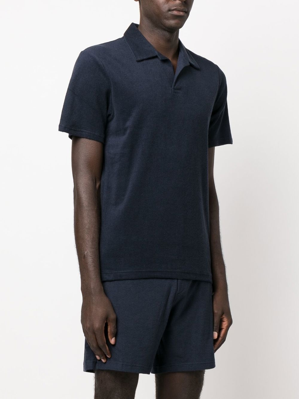 Faustino Terry buttonless polo shirt - 3