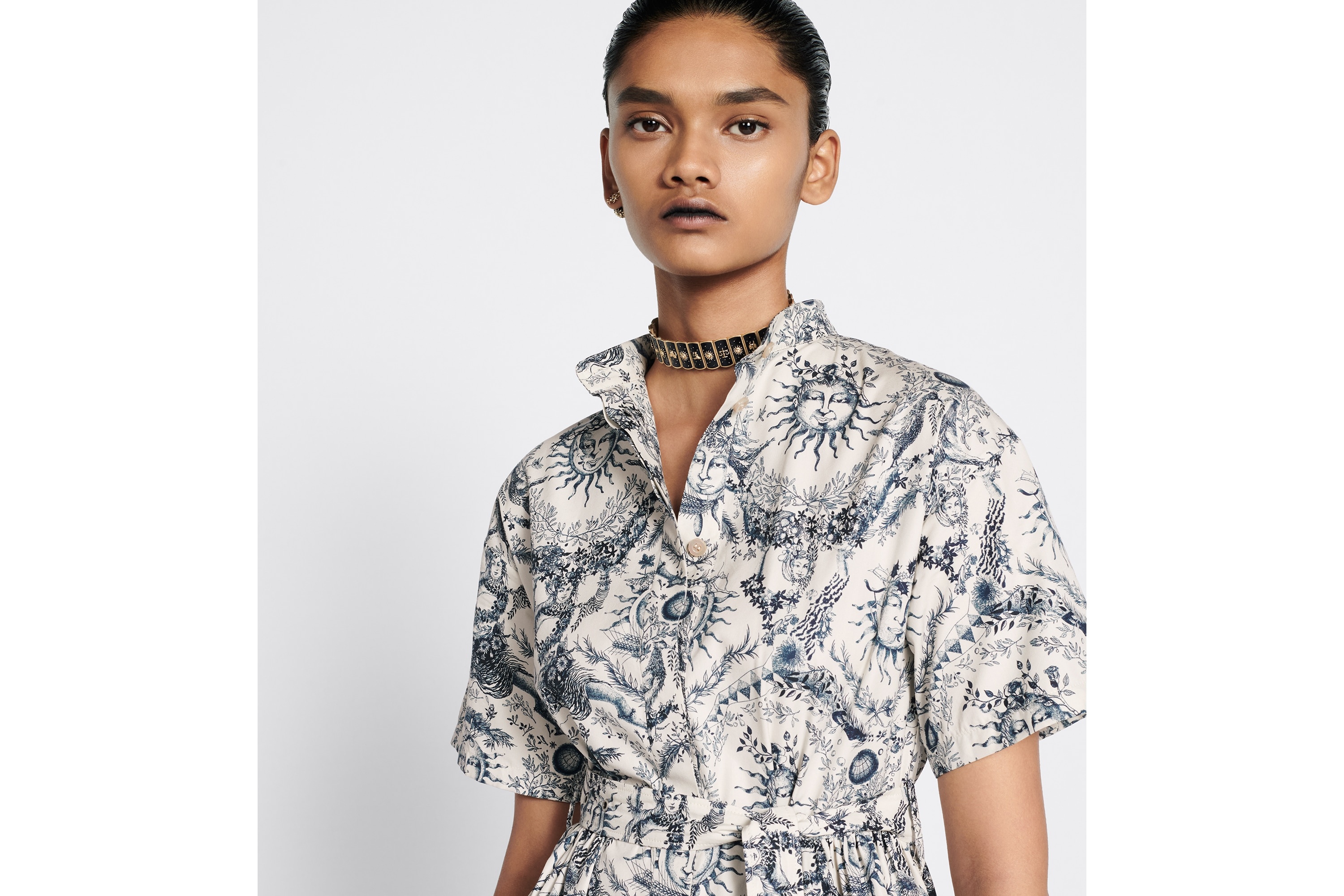Mid-Length Shirt Dress - 7