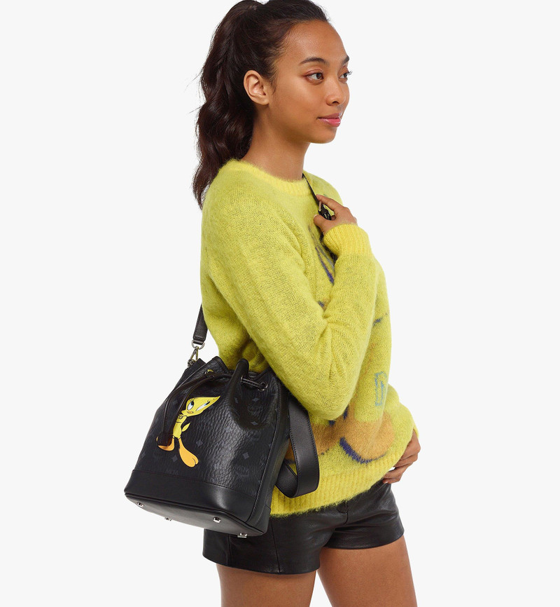 MCM Looney Tunes x MCM  Dessau Drawstring Bag in Visetos outlook
