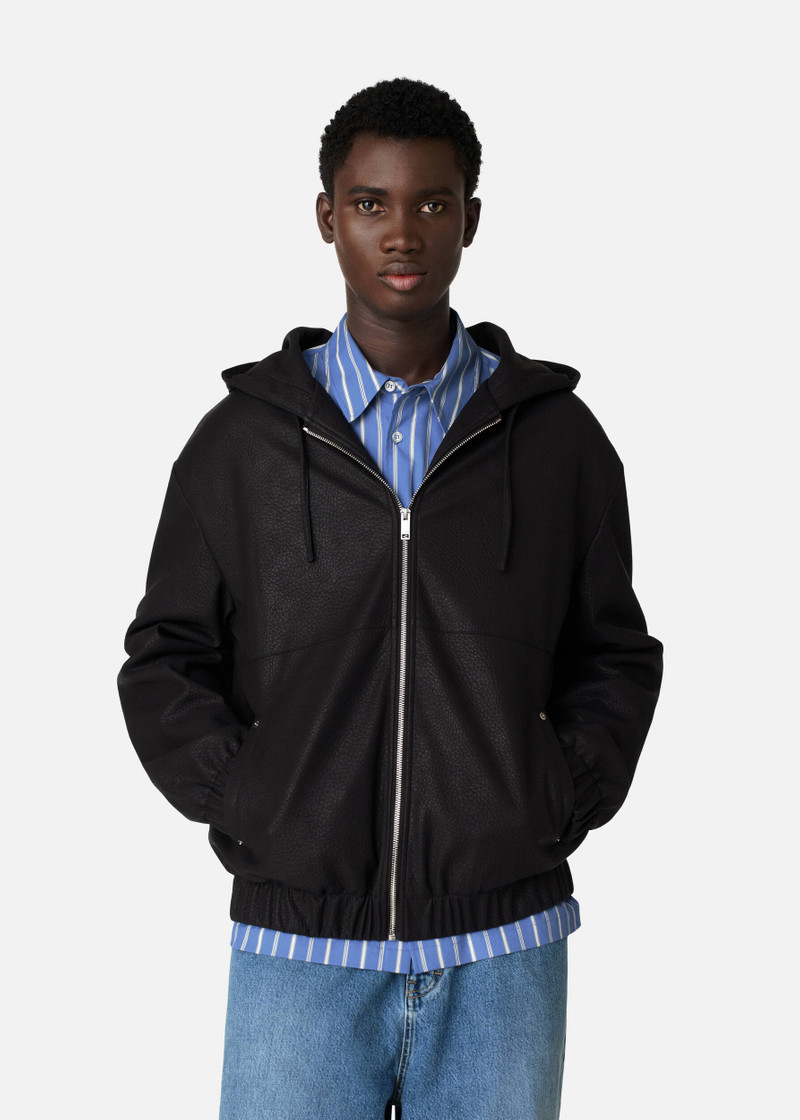 Pebbled Hooded Jacket 2