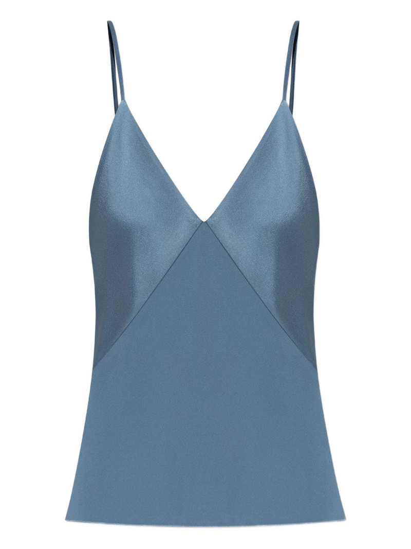 satin-panelled top 1