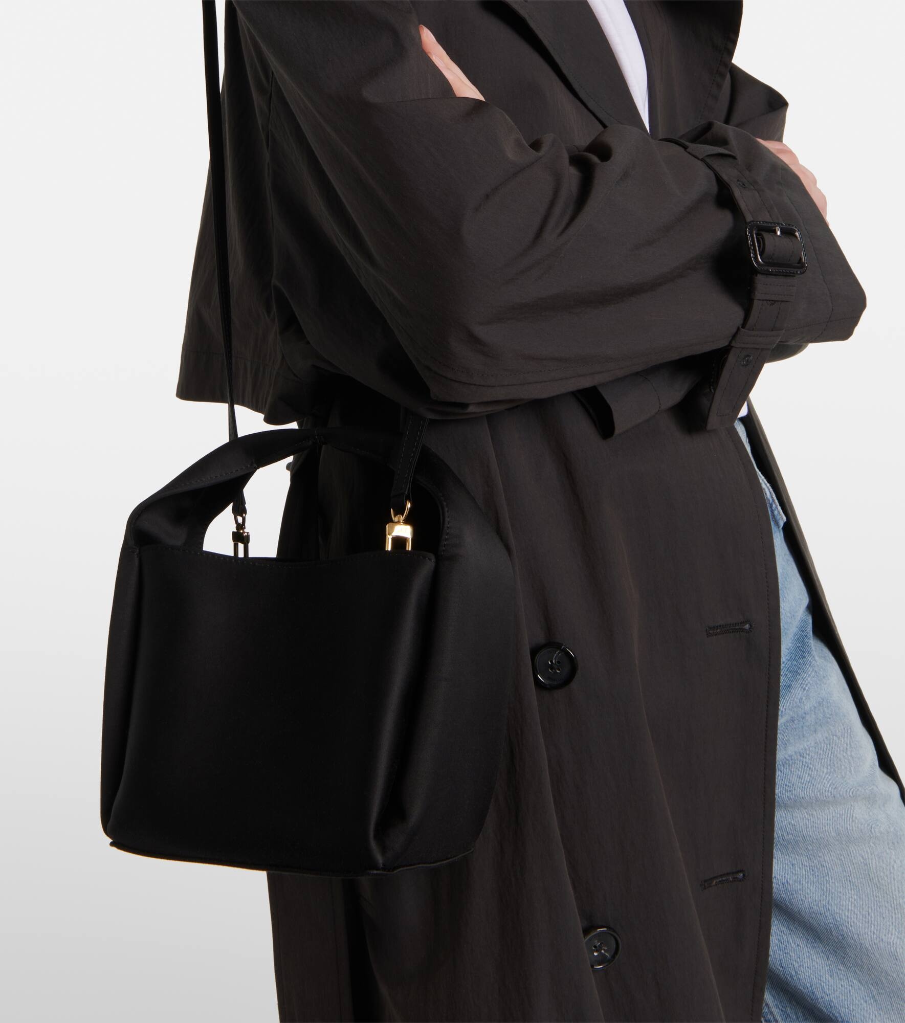 Petite satin tote bag - 2