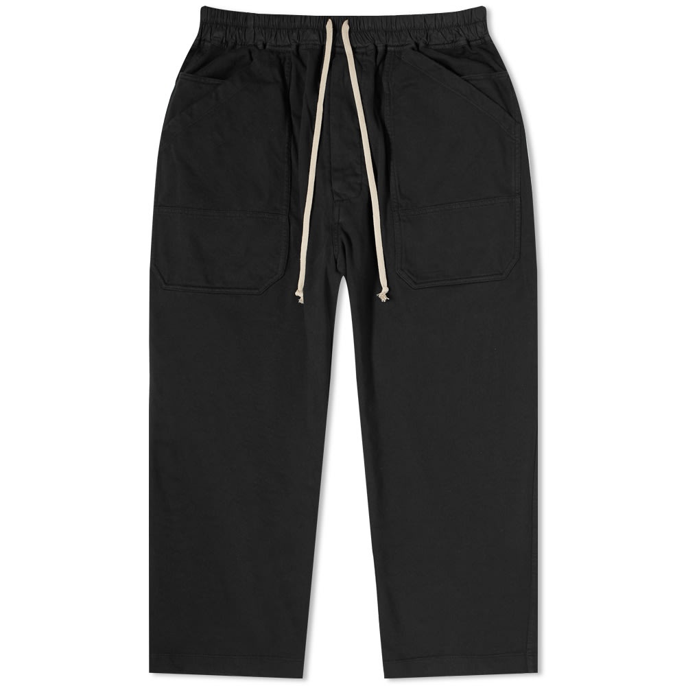 Rick Owens DRKSHDW Mediumweight Drawstring Cropped Pants - 1