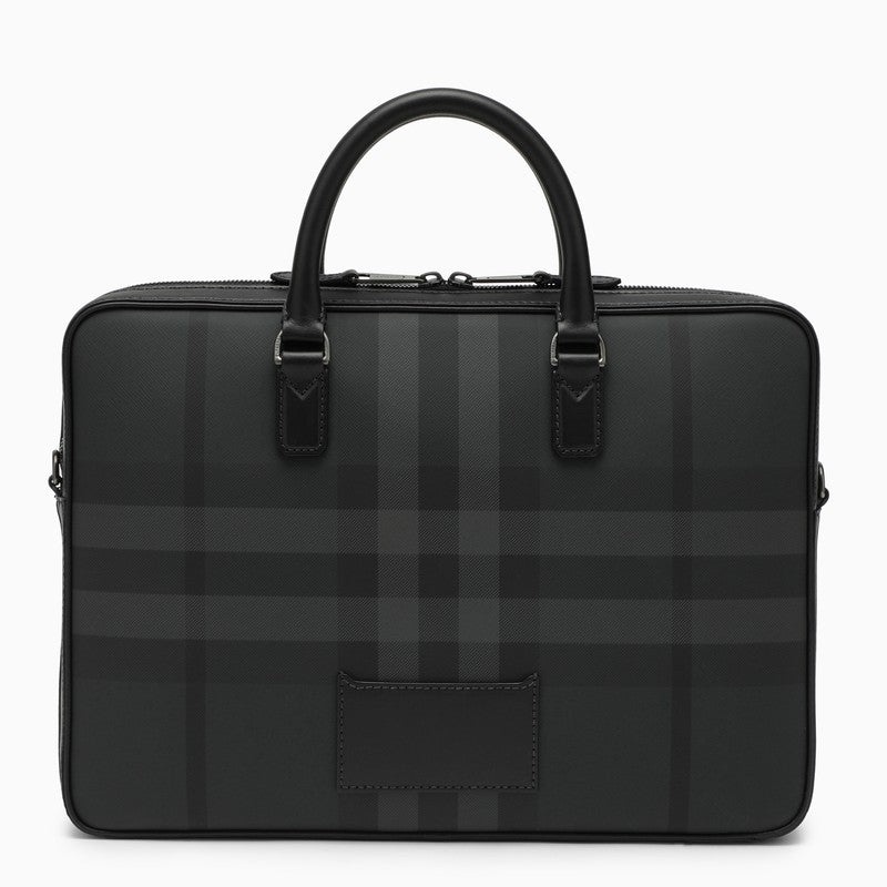 Burberry Ainsworth Slim Charcoal Grey Briefcase Men - 3