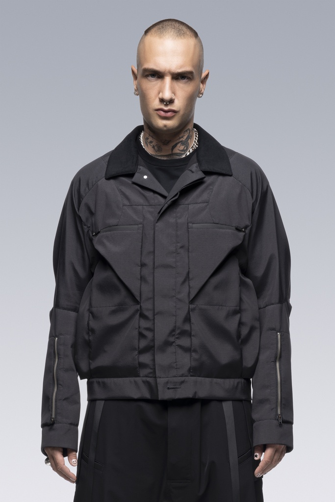 J86-GTB Composite Nylon Work Jacket Black - 8