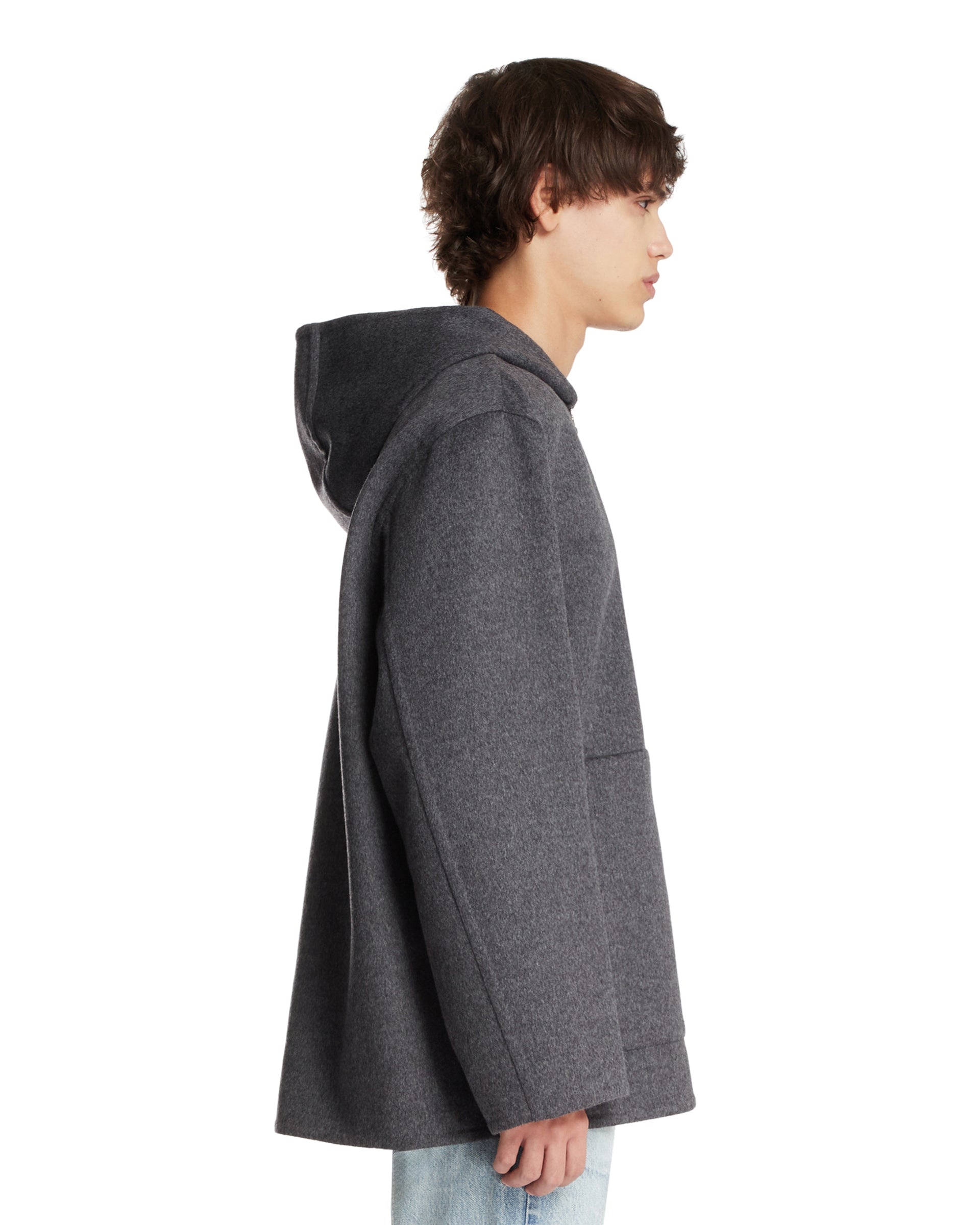 Gray Double Face Blouson - 5