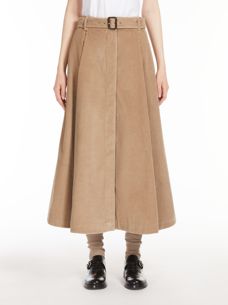 ILEANA Long velvet skirt 3