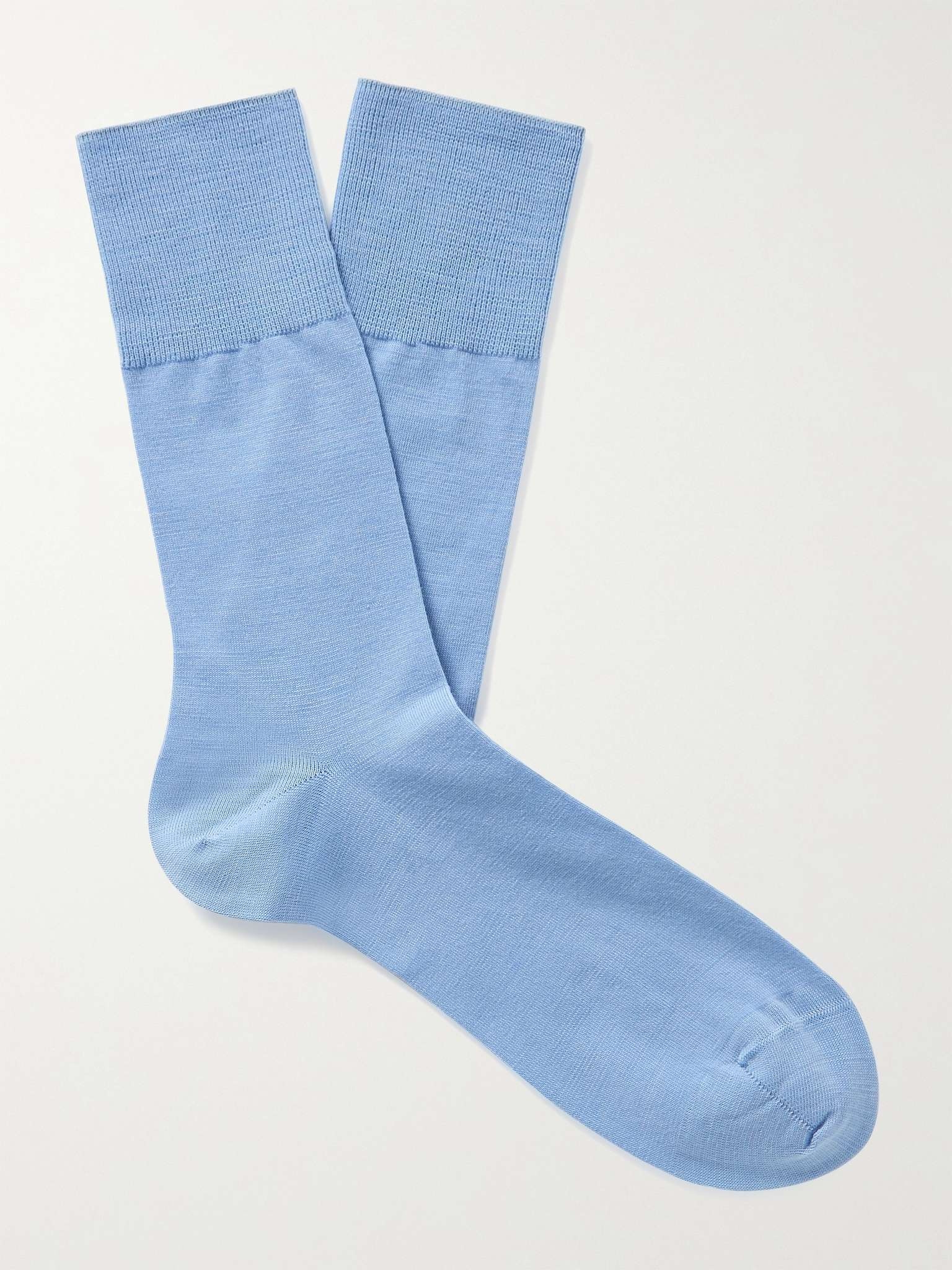 Airport Mélange Virgin Wool-Blend Socks - 1